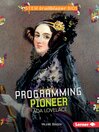 Cover image for Programming Pioneer Ada Lovelace